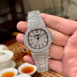 Đồng Hồ Patek Philippe Nautilus 5719 Đính Full Đá Replica Cao Cấp 40mm (9)