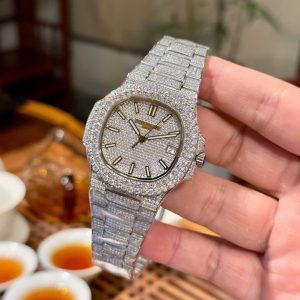 Đồng Hồ Patek Philippe Nautilus 5719 Đính Full Đá Replica Cao Cấp 40mm (9)
