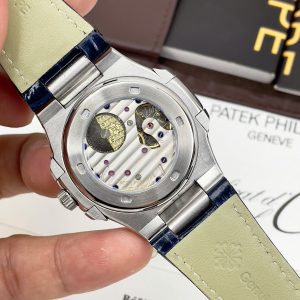 Đồng Hồ Patek Philippe Nautilus 5724 Màu Xanh Fake Máy Nhật 40mm (8)