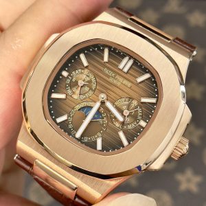 Đồng Hồ Patek Philippe Nautilus 5740 Máy Cơ Nhật Mặt Số Nâu 41mm (8)