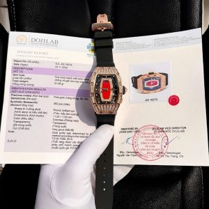 Đồng Hồ Richard Mille RM037 Đính Đá Moissanite Hong Kong Rep 11 Nữ 36mm (6)