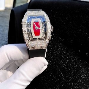 Đồng Hồ Richard Mille RM037 Nữ Đính Đá Moissanite Hong Kong Rep 11 36mm (7)