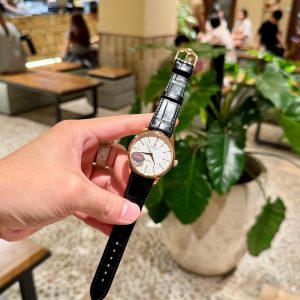 Đồng Hồ Rolex Cellini Replica Cao Cấp Mặt Trắng Dây Da MKS 39mm (1)