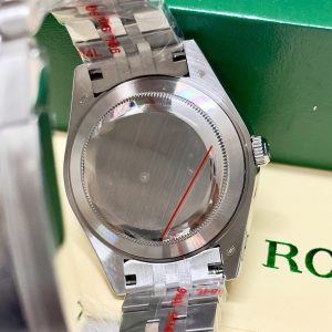 Đồng Hồ Rolex DateJust Fake Máy Cơ Nhật Mặt Trắng Số La Mã 38-41mm (3)