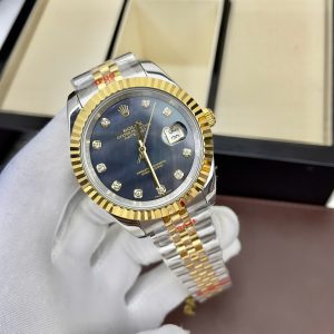 Đồng Hồ Rolex DateJust Mặt Xà Cừ Tím Fake Máy Cơ Automatic Nhật 36-41mm (1)