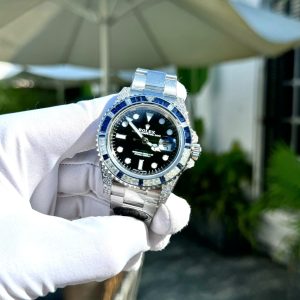 Đồng Hồ Rolex GMT-Master II 126759 Đính Moissanite và Sapphire 40mm (2)