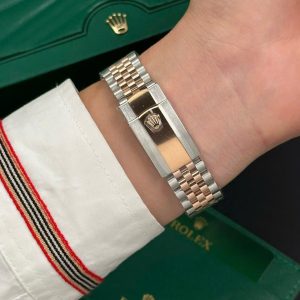 Đồng Hồ Rolex Nam Rep 1:1 DateJust Mặt Số Nâu Chocolate Clean 41mm (7)