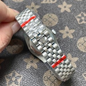 Đồng Hồ Rolex Nữ Dây Kim Loại Máy Pin Fake Giá Rẻ DateJust 31mm (2)