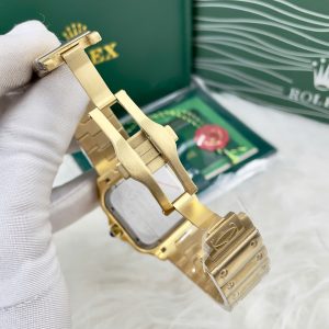 Đồng Hồ Cartier Fake Máy Cơ Automatic Nhật Santos Nam Dây Thép (7)