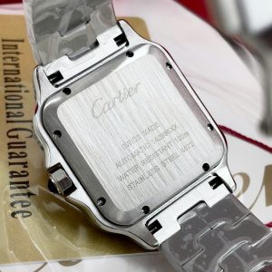 Đồng Hồ Cartier Santos Fake Cao Cấp Demi Vàng Hồng Máy Cơ Nhật 40mm (4)