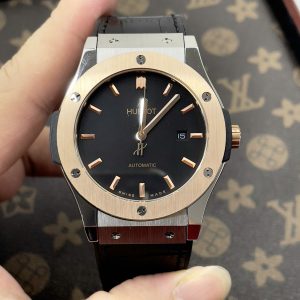 Đồng Hồ Hublot Automatic Nam Máy Cơ Nhật Viền King Gold Fake 38-42mm (7)