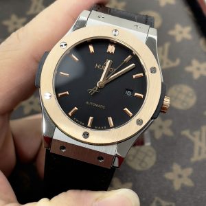 Đồng Hồ Hublot Automatic Nam Máy Cơ Nhật Viền King Gold Fake 38-42mm (7)