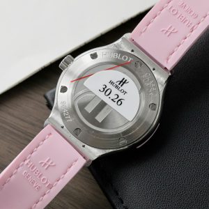 Đồng Hồ Hublot Classic Fusion Nữ Mặt Xà Cừ Hồng Replica Cao Cấp 33mm (3)