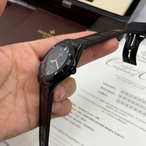 Đồng Hồ Hublot Nam Dây Cao Su Màu Đen Fake Máy Cơ Tự Động 38-42mm (8)