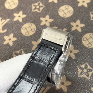 Đồng Hồ Hublot Nam Đính Đá Fake Máy Cơ Automatic Nhật Màu Đen 38-42mm (8)