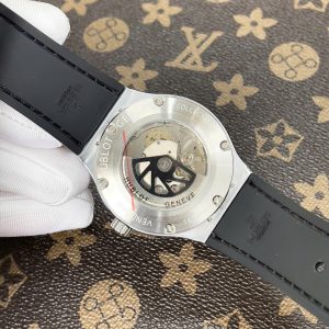 Đồng Hồ Hublot Nam Đính Đá Fake Máy Cơ Automatic Nhật Màu Đen 38-42mm (8)