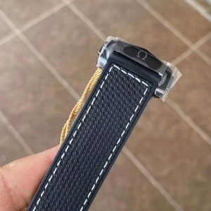 Đồng Hồ Omega Chế Tác Planet Ocean GMT Vỏ Gốm Đen Xưởng VS 45 (8)