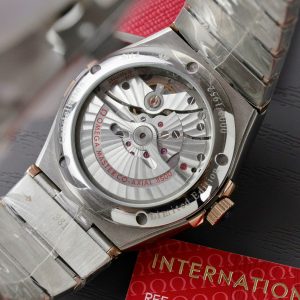 Đồng Hồ Omega Constellation Fake Cao Cấp Mặt Chocolate Đính Đá Máy Thụy Sỹ (7)