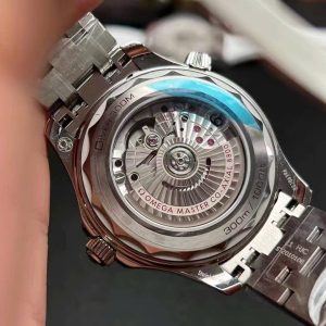 Đồng Hồ Omega Seamaster CO‑AXIAL Mặt Xám Viền Gốm Xanh VSF 42mm (2)