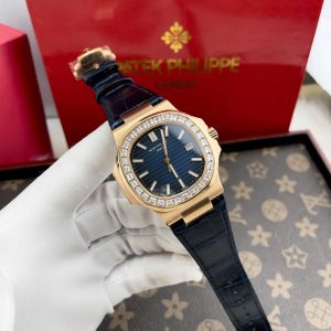 Đồng Hồ Patek Philippe Fake Máy Cơ Nhật Nautilus 5723 Đính Đá 40mm (7)