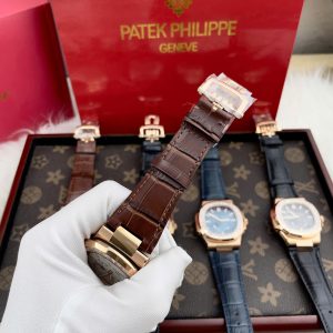 Đồng Hồ Patek Philippe Fake Máy Nhật Mặt Màu Trắng Nautilus 5724R 40mm (6)