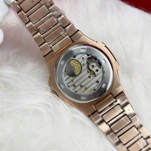 Đồng Hồ Patek Philippe Máy Cơ Nhật Nautilus 5724 Mặt Trắng Fake 40mm (1)