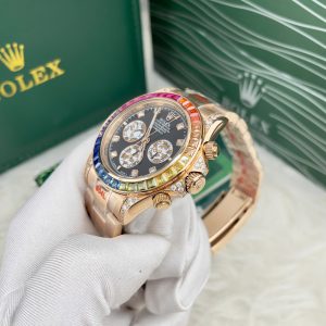 Đồng Hồ Rolex Daytona Rainbow Fake Máy Cơ Nhật Automatic Nam 40mm (8)