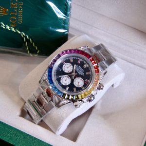 Đồng Hồ Rolex Fake Máy Nhật Automatic Nam Daytona Rainbow 40mm (1)