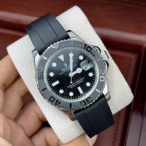 Đồng Hồ Rolex Máy Nhật Fake Cao Cấp Yacht Master Màu Đen 40mm (1)