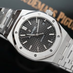 Đồng Hồ Audemars Piguet Rep 11 Royal Oak 15450ST Mặt Đen Xưởng APS 41mm (8)