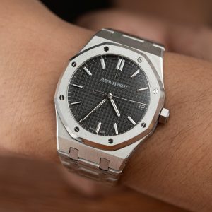 Đồng Hồ Audemars Piguet Rep 11 Royal Oak 15500ST Mặt Xám Xưởng APS 41mm