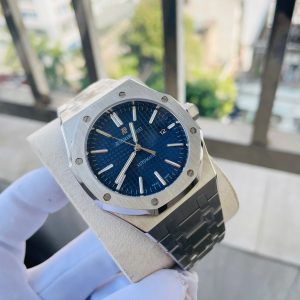 Đồng Hồ Audemars Piguet Royal Oak Fake Cao Cấp Máy Nhật Mặt Số Xanh 41mm (6)