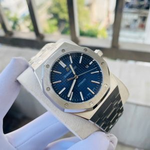 Đồng Hồ Audemars Piguet Royal Oak Fake Cao Cấp Máy Nhật Mặt Số Xanh 41mm (6)