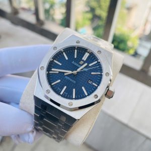 Đồng Hồ Audemars Piguet Royal Oak Fake Cao Cấp Máy Nhật Mặt Số Xanh 41mm (6)