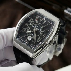 Đồng Hồ Franck Muller V45 Fake 11 Máy Thuỵ Sỹ Đen Xưởng ABF 45mm (1)