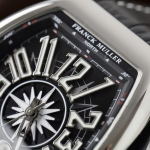 Đồng Hồ Franck Muller V45 Fake Cao Cấp Máy Thuỵ Sỹ Màu Đen Xưởng ABF 45mm (9)