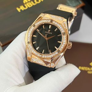 Đồng Hồ Hublot Automatic Nam Đính Đá Máy Cơ Nhật Fake Cao Cấp Orlinski 44mm (1)