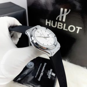 Đồng Hồ Hublot Automatic Nam Máy Cơ Nhật Đính Đá Mặt Số Trắng 42mm (5)
