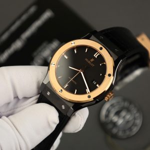 Đồng Hồ Hublot Chế Tác Vỏ Gốm Ceramic King Gold Máy Tinh Chỉnh SW300 42mm (8)