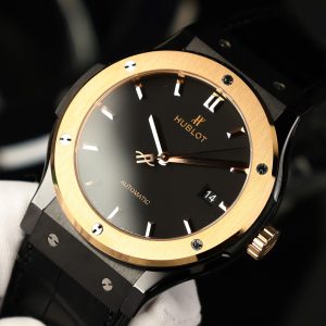 Đồng Hồ Hublot Chế Tác Vỏ Gốm Ceramic King Gold Máy Tinh Chỉnh SW300 42mm (8)