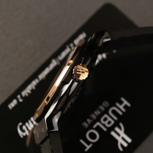 Đồng Hồ Hublot Chế Tác Vỏ Gốm Ceramic King Gold Máy Tinh Chỉnh SW300 42mm (8)