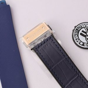 Đồng Hồ Hublot Classic Fusion Demi King Gold Blue Fake Thuỵ Sỹ Xưởng WWF 42mm (8)