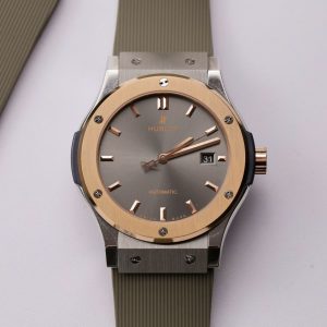 Đồng Hồ Hublot Classic Fusion Demi King Gold Fake Cao Cấp Xưởng WWF 42mm (8)