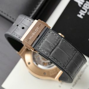 Đồng Hồ Hublot Classic Fusion King Gold Đính Đá Fake Cao Cấp Xưởng HB 38mm (8)