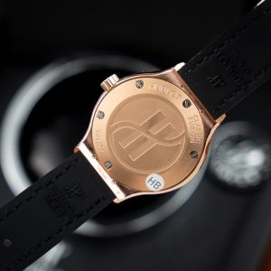 Đồng Hồ Hublot Classic Fusion King Gold Pavé Nữ Siêu Cấp Máy Thuỵ Sỹ 33mm (3)