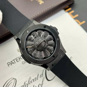 Đồng Hồ Hublot Takashi Murakami Replica Cao Cấp Nhất Màu Đen 44mm (8)