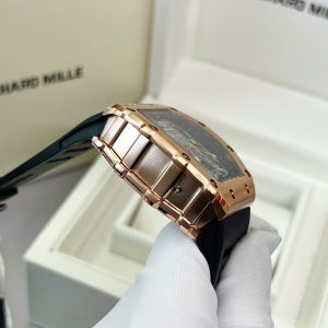 Đồng Hồ Nam Richard Mille RM11-03 Nam Dây Cao Su Màu Đen Fake Cao Cấp 45mm (7)