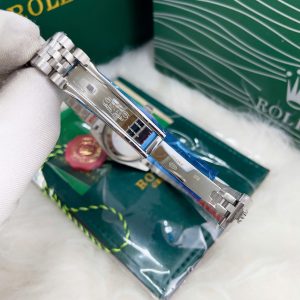 Đồng Hồ Nữ Rolex Fake Cao Cấp Máy Nhật Mặt Hồng Đính Đá DateJust 31mm (1)
