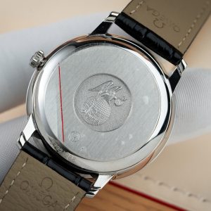 Đồng Hồ Omega De Ville Prestige Replica Cao Cấp Mặt Số Xanh Dây Da 39 (1)