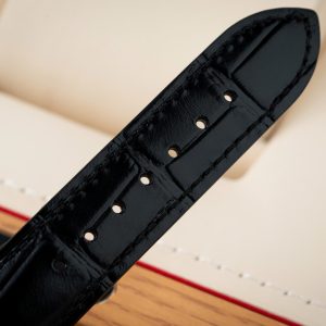 Đồng Hồ Omega De Ville Prestige Replica Cao Cấp Mặt Vàng Dây Da 39 (9)